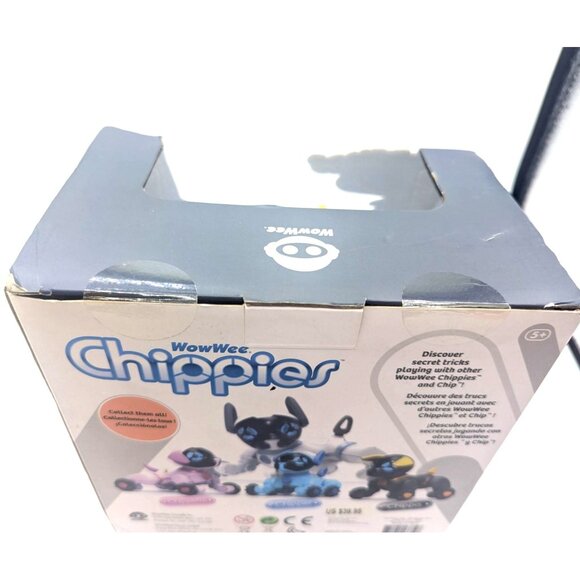 WowWee Chippies Chippo Robotic Remote Controlled Pet Dog Toy Black Brand New - Picture 9 of 10